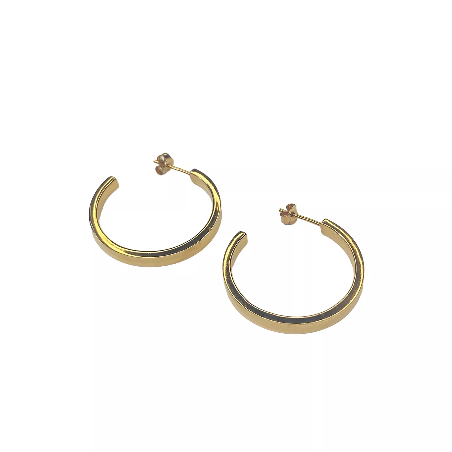 Pico London Øreringe 24 kt. Forgyldt Messing S01009-FG