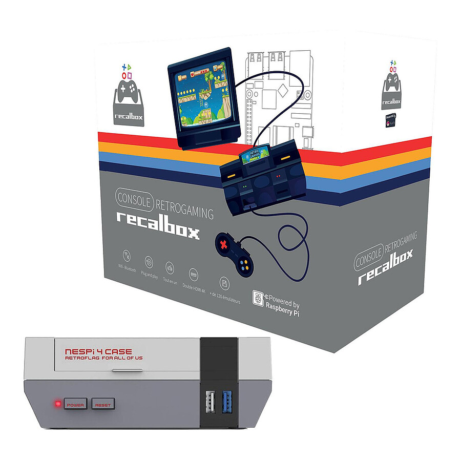 Recalbox Console Rétrogaming NES (1 Go / 32 Go)