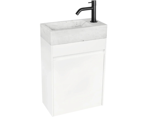 Wastafelmeubel Verschil HURA L BxHxD 39,5 x 52 cm x 21,5 cm Frontkleur wit