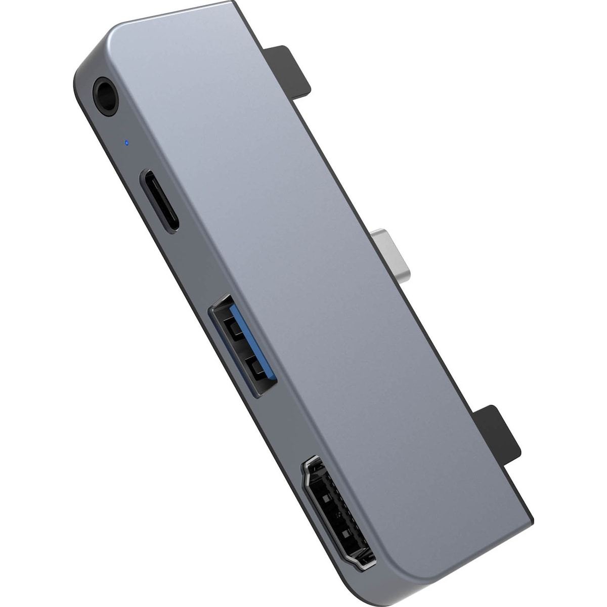 Hyper HyperDrive USB-C 4-i-1 dockingstasjon for iPad (stellargrå)
