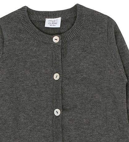 Hust and Claire Cardigan - Strik - Cara - Grå melange