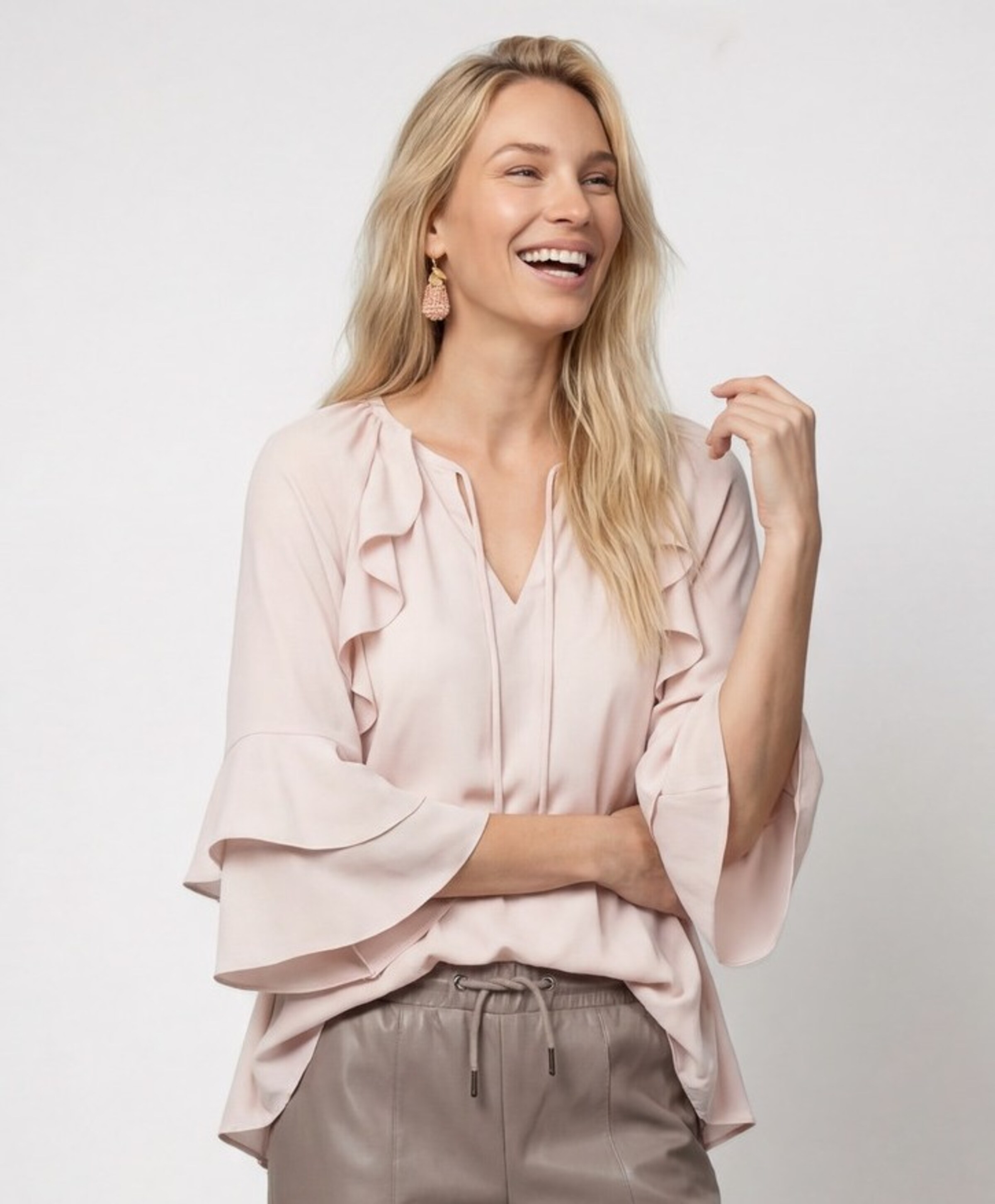 Monari Dames blouse roze