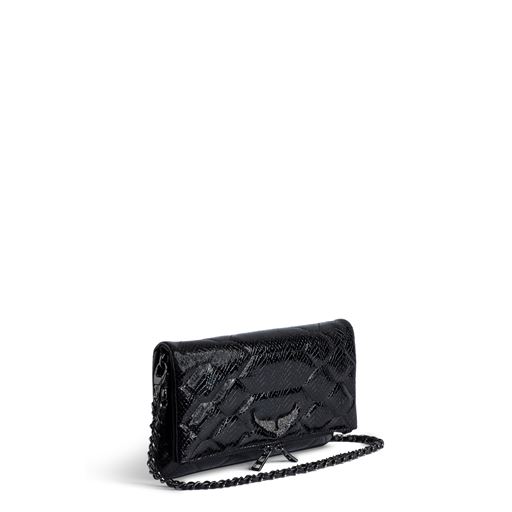 Zadig & Voltaire Rocky Wild Skuldertaske, Noir