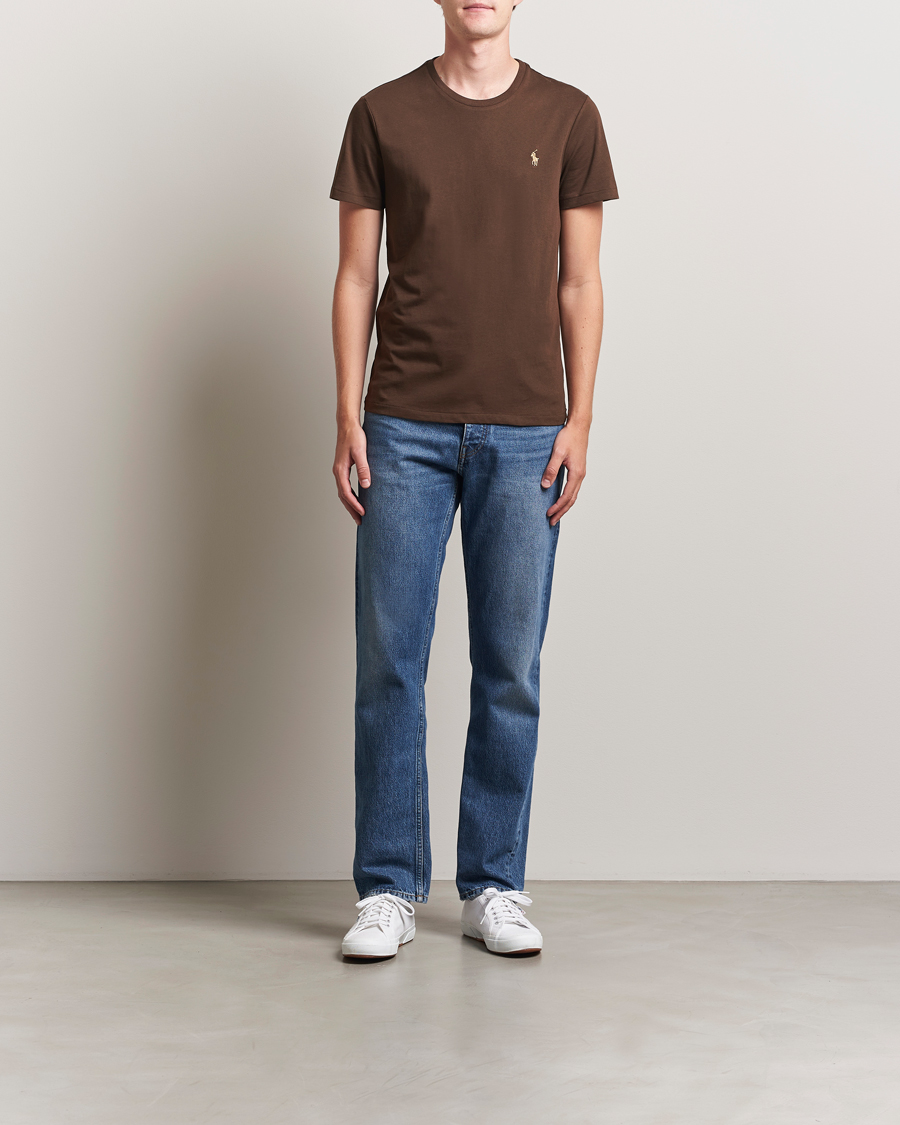Polo Ralph Lauren Crew Neck T-Shirt Nutmeg Brown