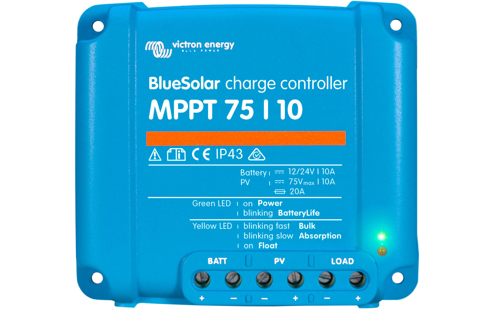 Victron BlueSolar MPPT 75/10 Solar-Laderegler 75V / 10 A