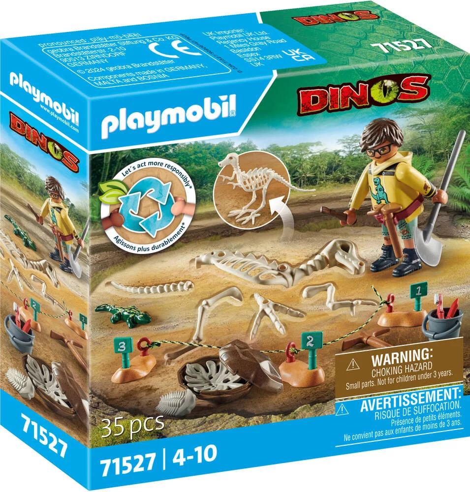 SITE ARCHEOLOGIQUE SQUELETTE DINOSAURE - 71527