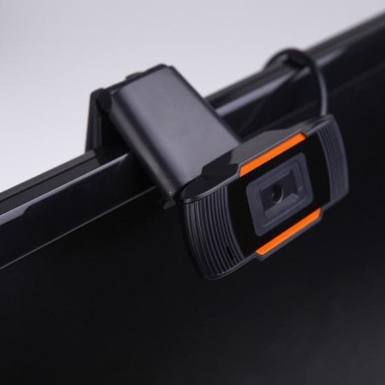 12MP pixels HD 360 Webcam USB PC Bærbar Kamera Sort