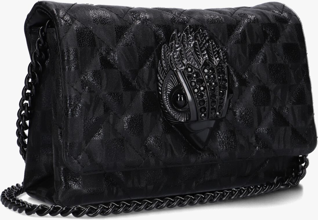KURT GEIGER LONDON zwarte kurt geiger london schoudertas mini kensington eye