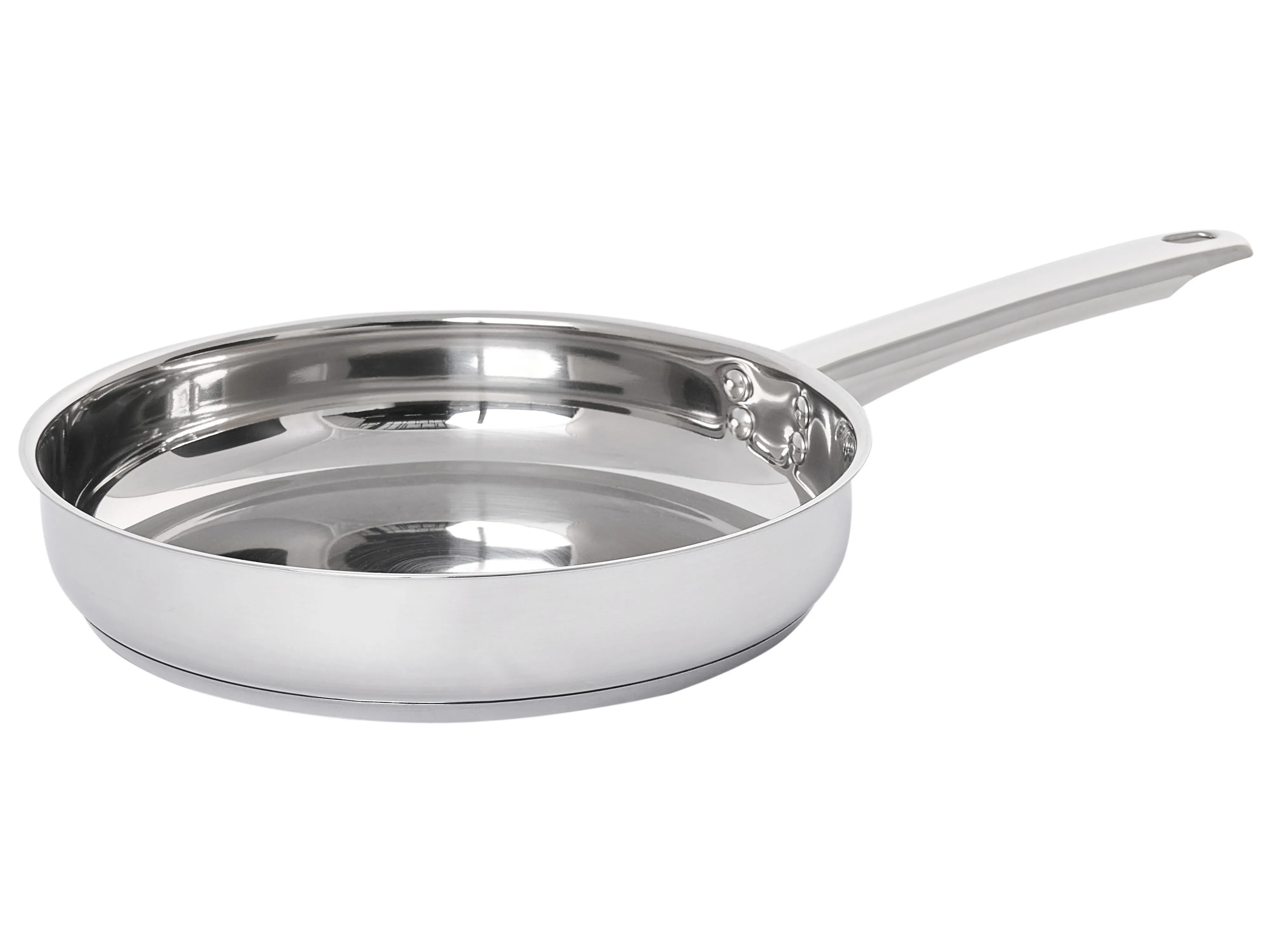 Set van 3 koekenpannen PRIMECOOK Roestvrij staal Zilver