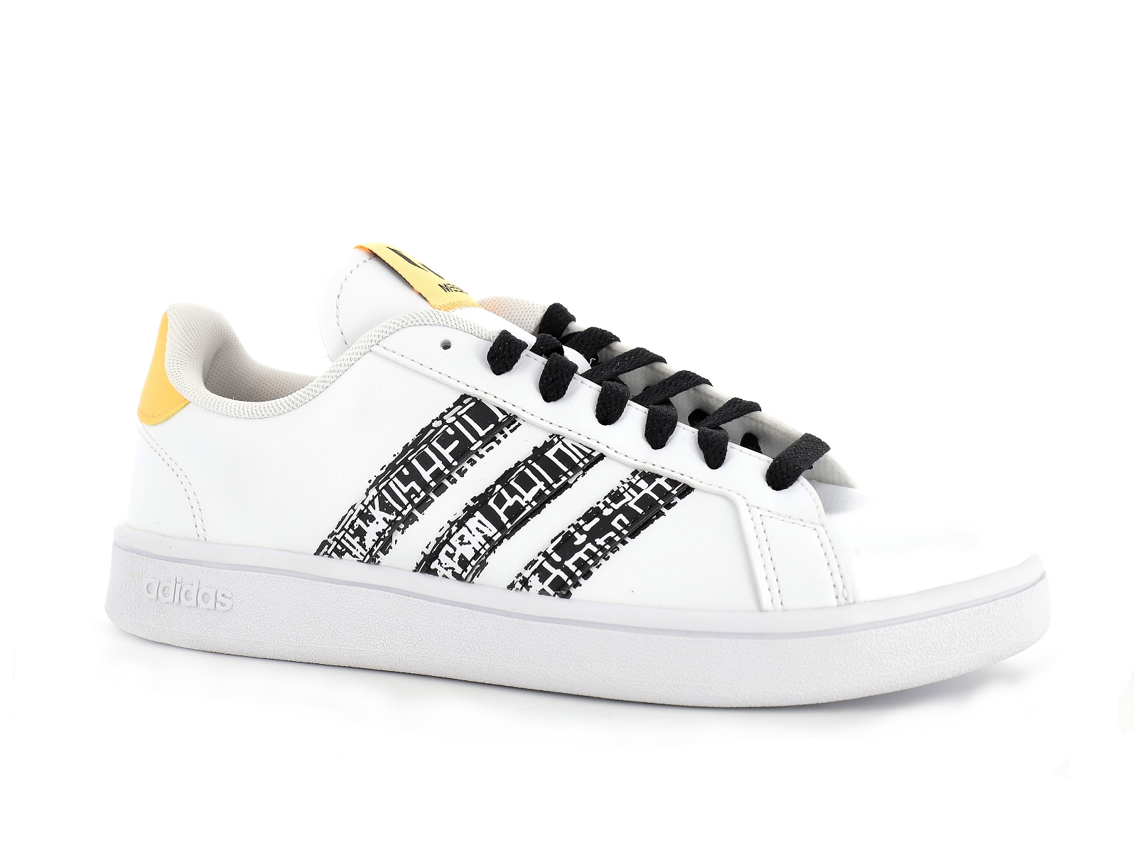 Adidas-GW8816 Synthétique Blanc Noir