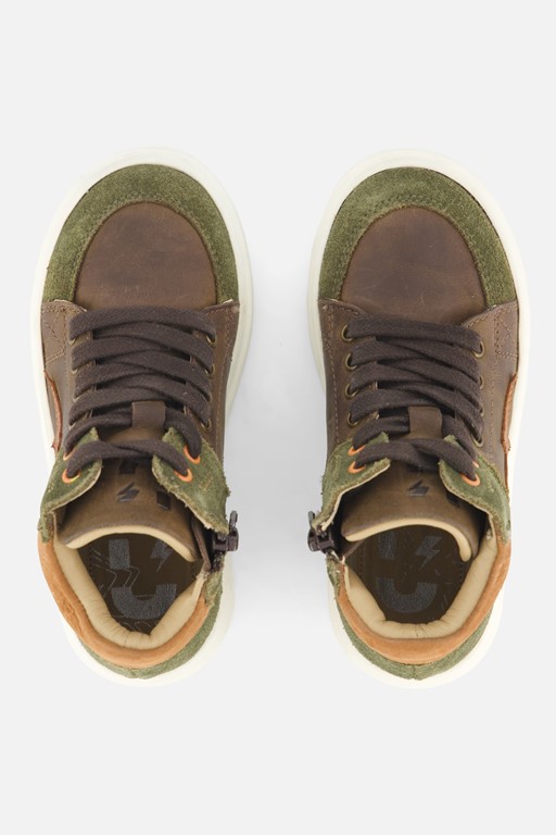Muyters Sneakers groen Leer