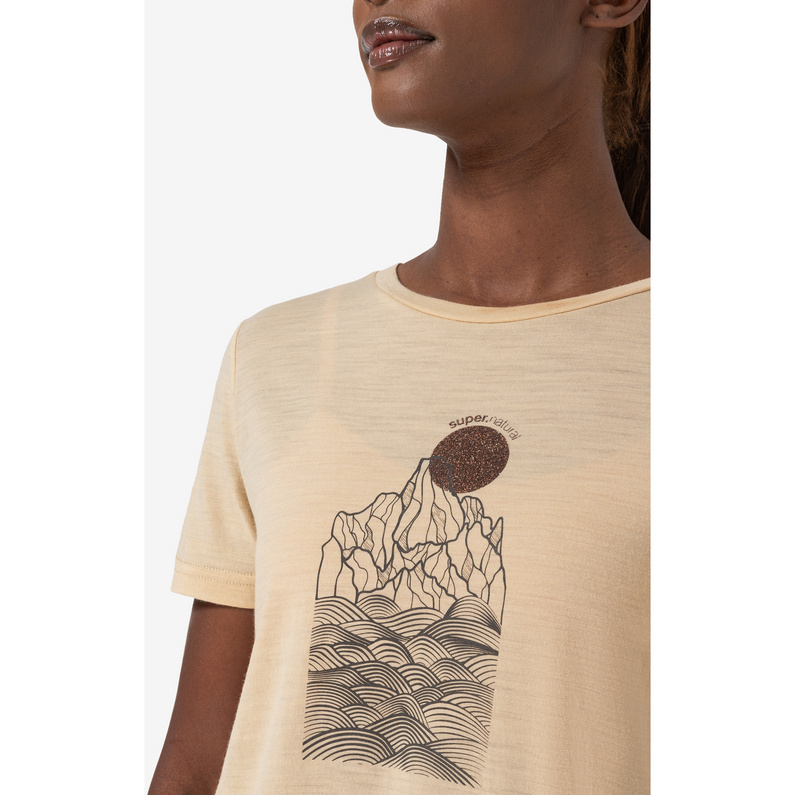 Super.Natural Damen Preikestolen Cliffs T-Shirt
