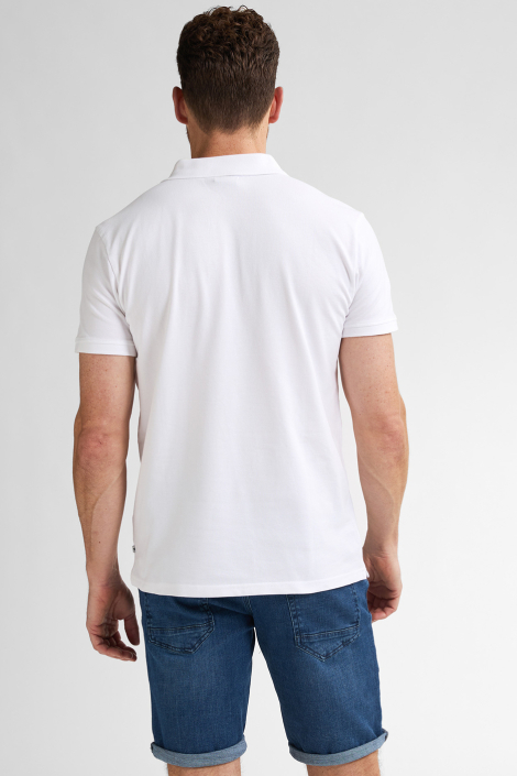 Petrol Industries witte heren polo