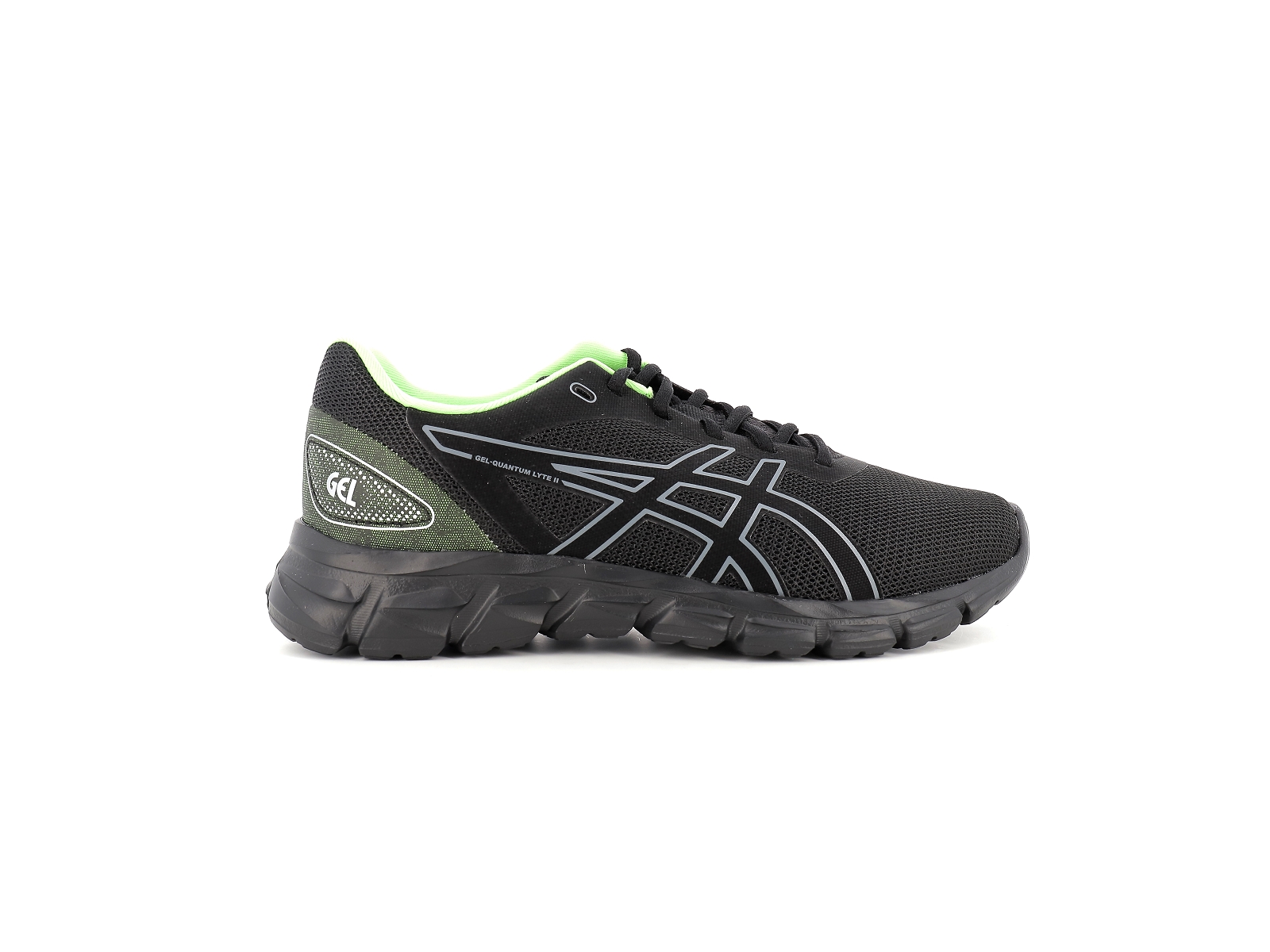 Asics-GEL QUANTUM LYTE II Matières combinées Noir Vert