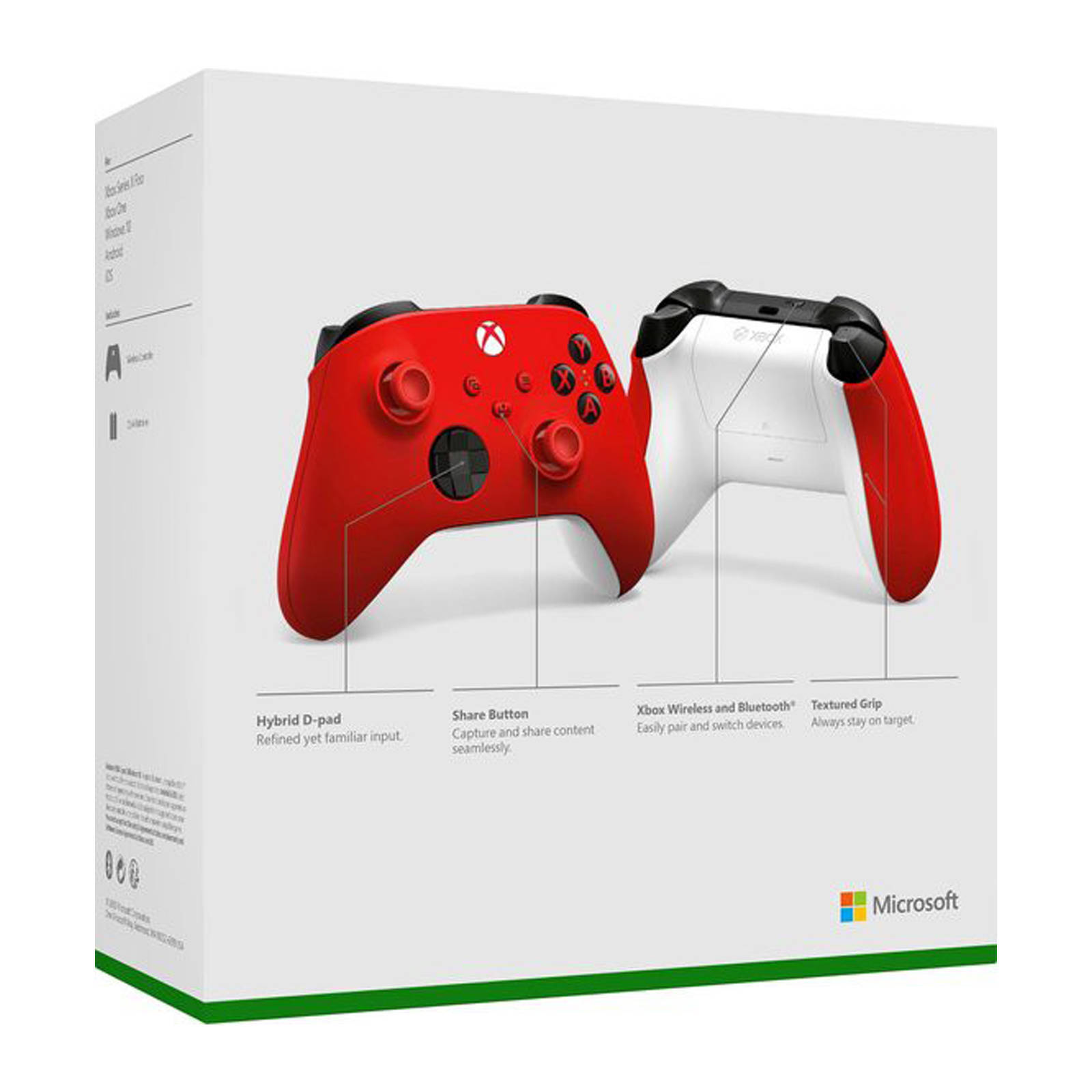Microsoft Wireless Controller - Standard - Pulse Red