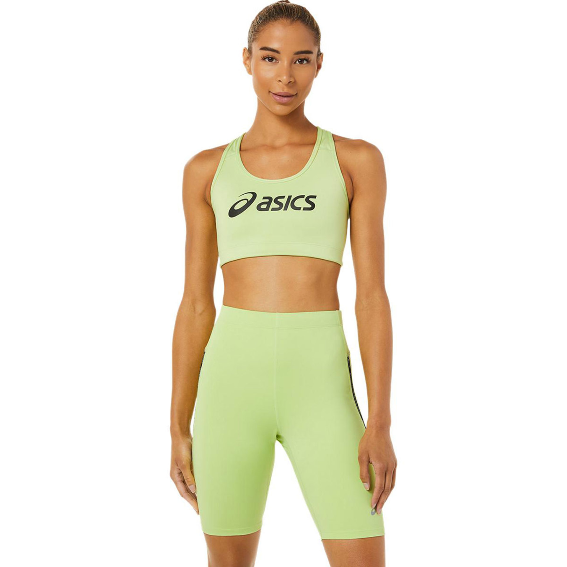 ASICS Core Logo Sport Beha Groen/Zwart Dames