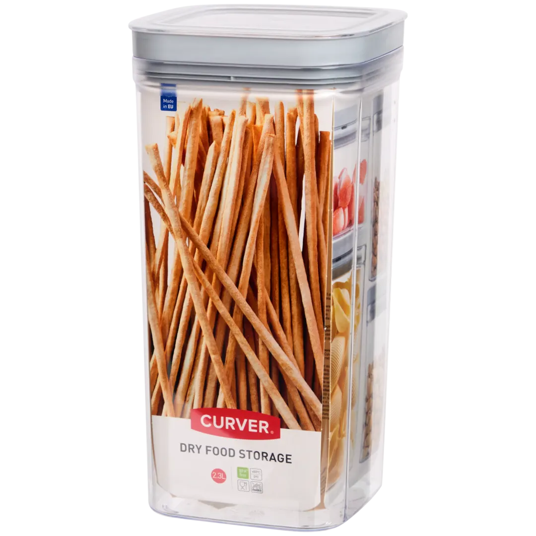 Curver voorraadbus 2,3 liter | 12 x 12 x 24,5 cm