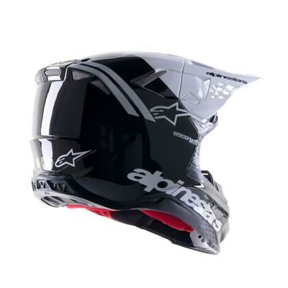 Casque cross Alpinestars SUPERTECH S-M8 - RADIUM 2023 - Noir / Blanc