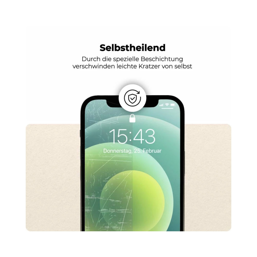(6er Set) Apple Watch (45mm) Crystal Clear Panzerfolie Antibakteriell (Case Friendly)