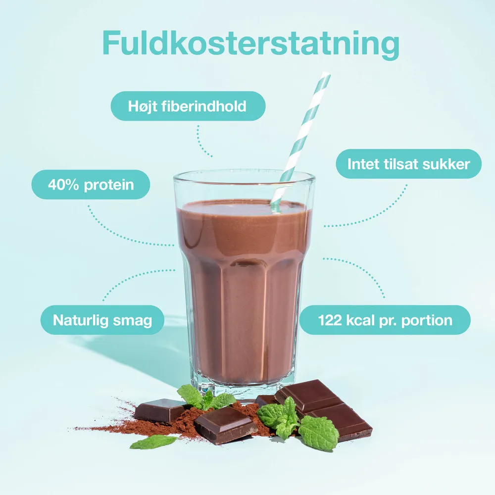 Nupo Diet Shake Chocolate Mint Vegan - 320 g.