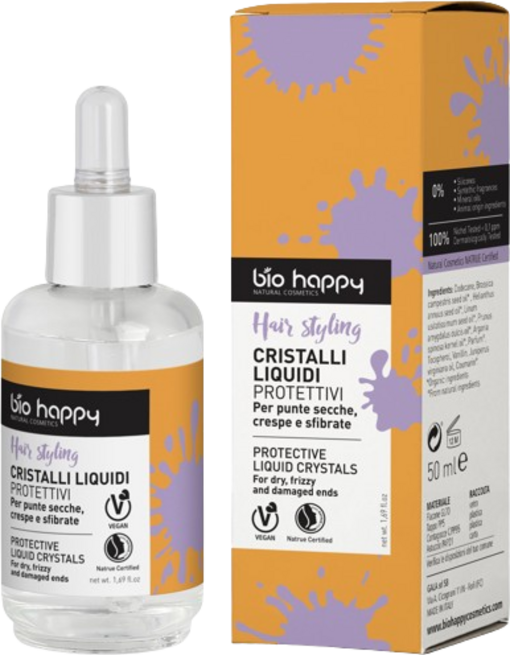 Bio Happy  Hair Styling Liquid Crystals, 50 ml