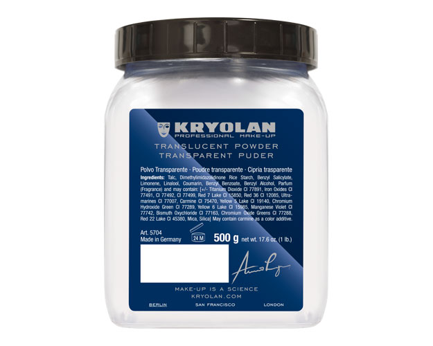 Kryolan - Loser Transparent Puder, 400g