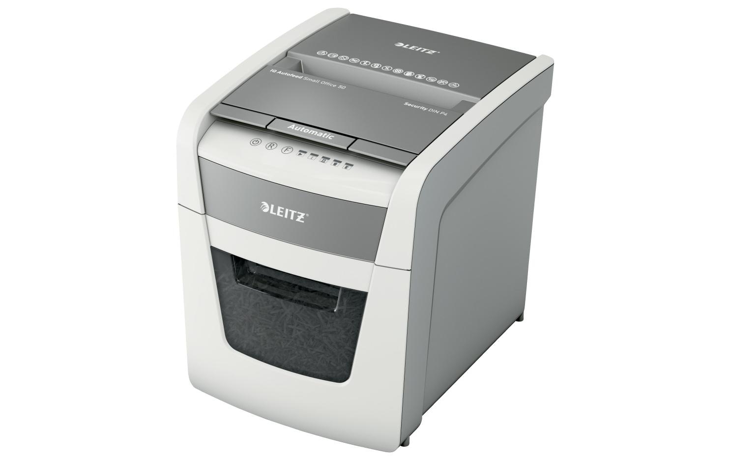 Aktenvernichter IQ Autofeed 50 P-4, 50 Seiten<br>Automatischer Aktenvernichter