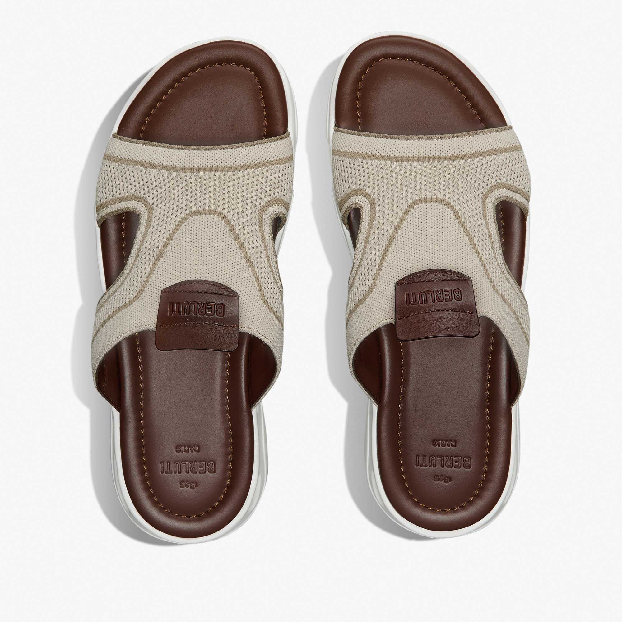 Sandal Shadow En Maille Et Cuir