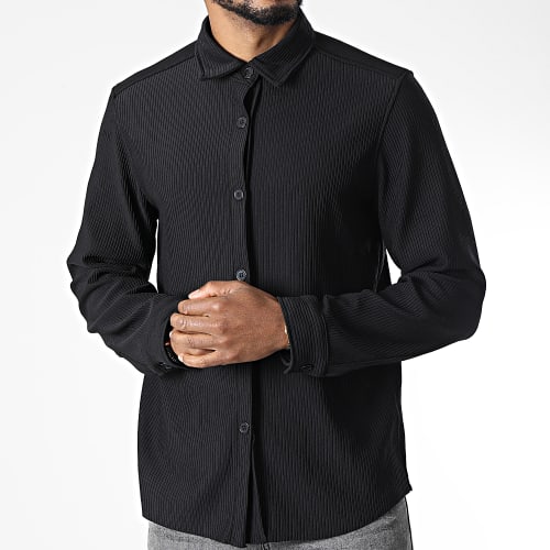 Chemise Manches Longues Noir