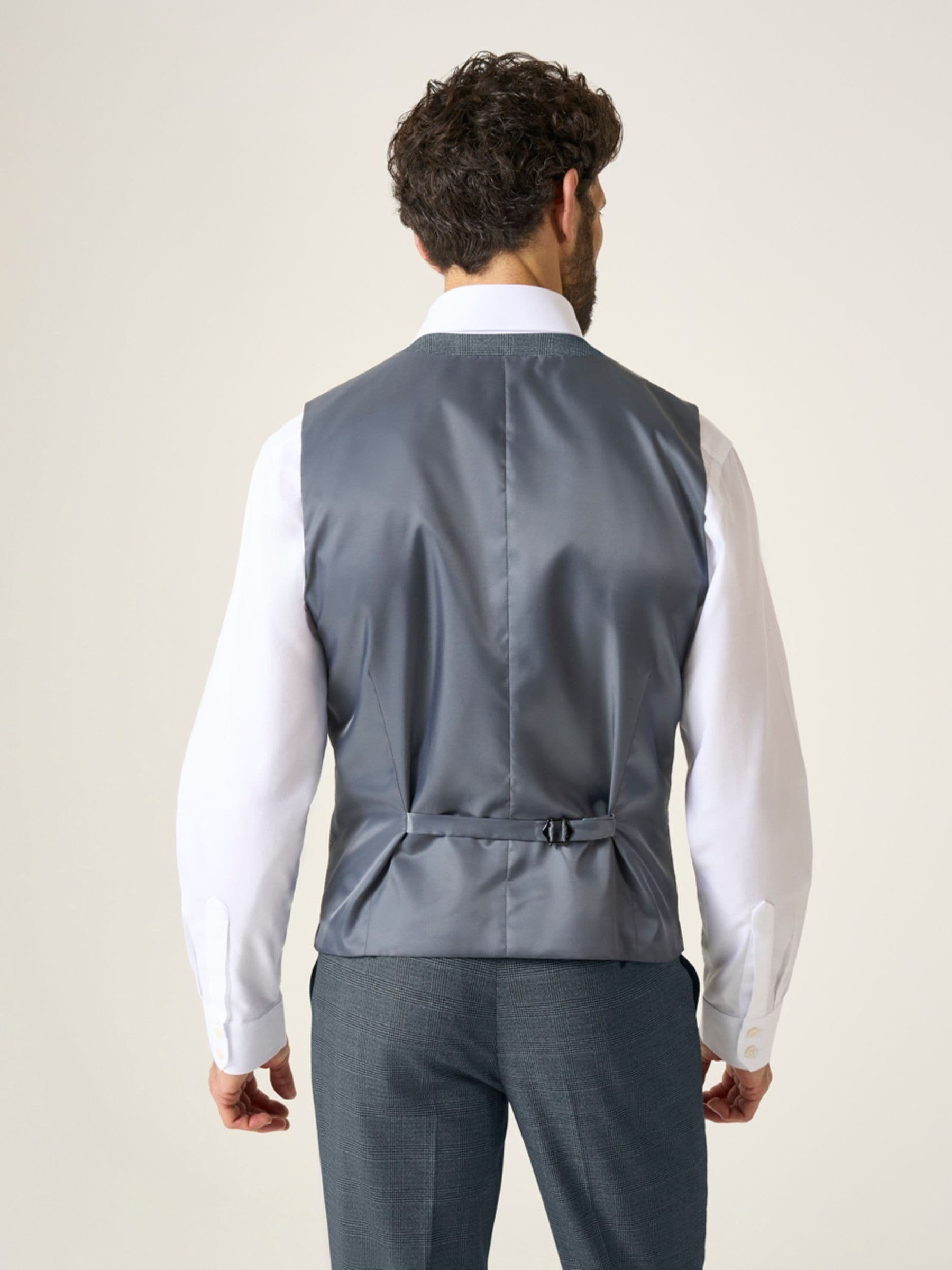 Skopes Tailored Fit Anthony gilet met Self Check patroon