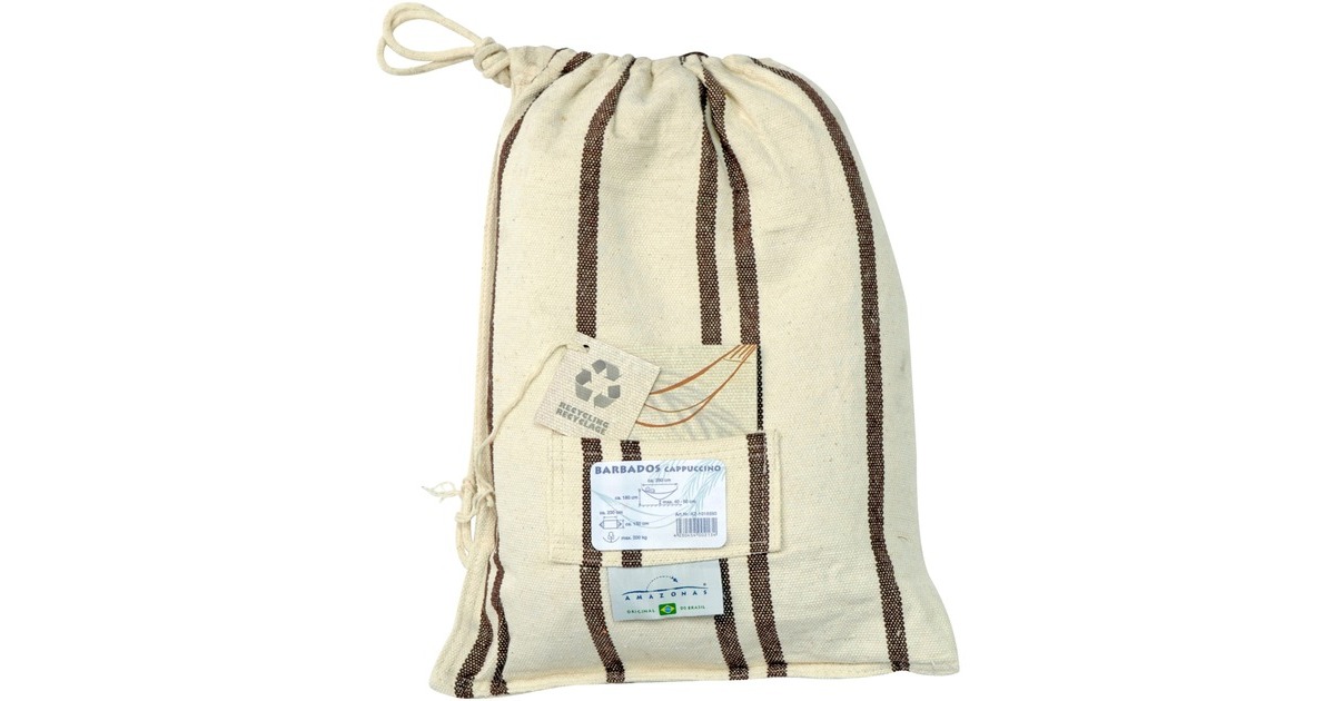 AmazonasBarbados Cappuccino hangmat  (Wit)