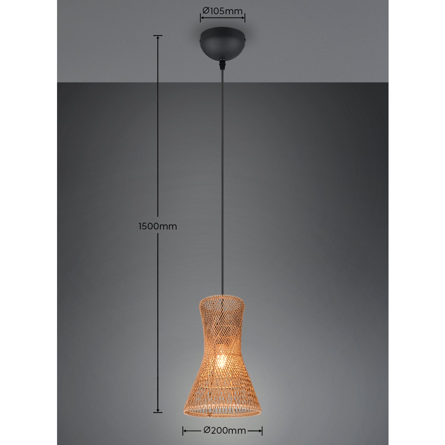Reality Bijou Hanglamp - 1x E27