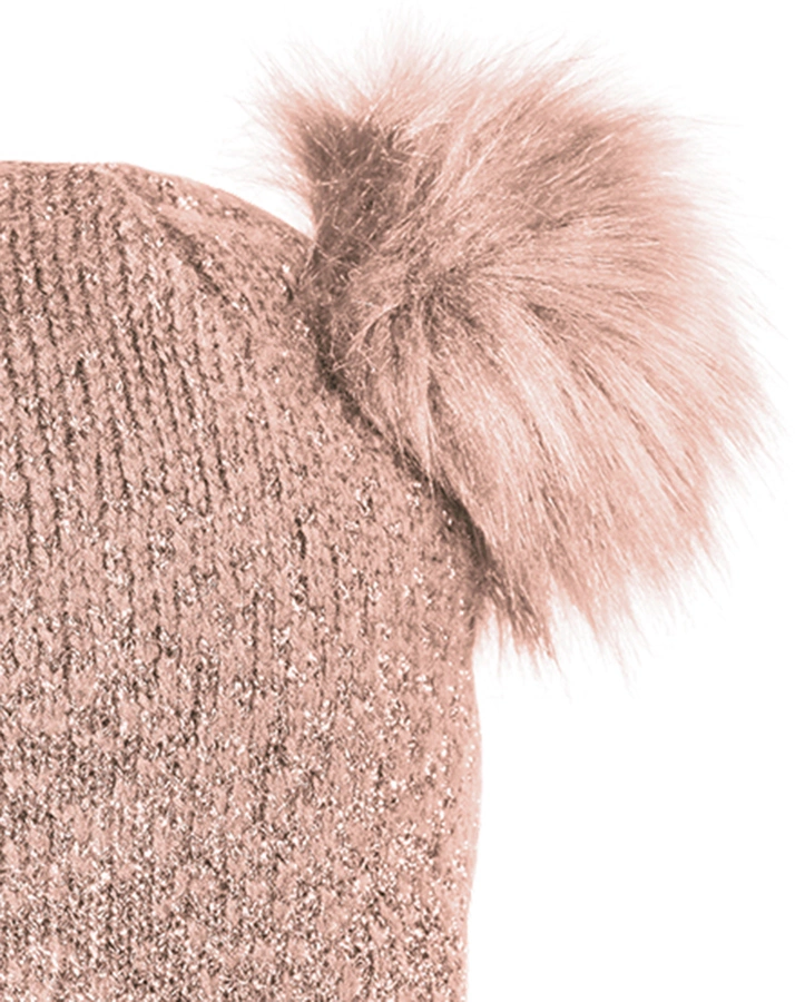 Wintermütze MINI GIRL in rose tan