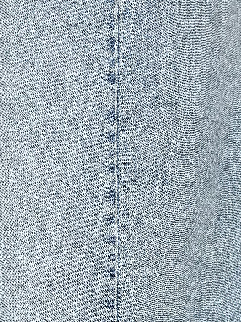 PNTS Jeansrock LETS ROCK hellblau
