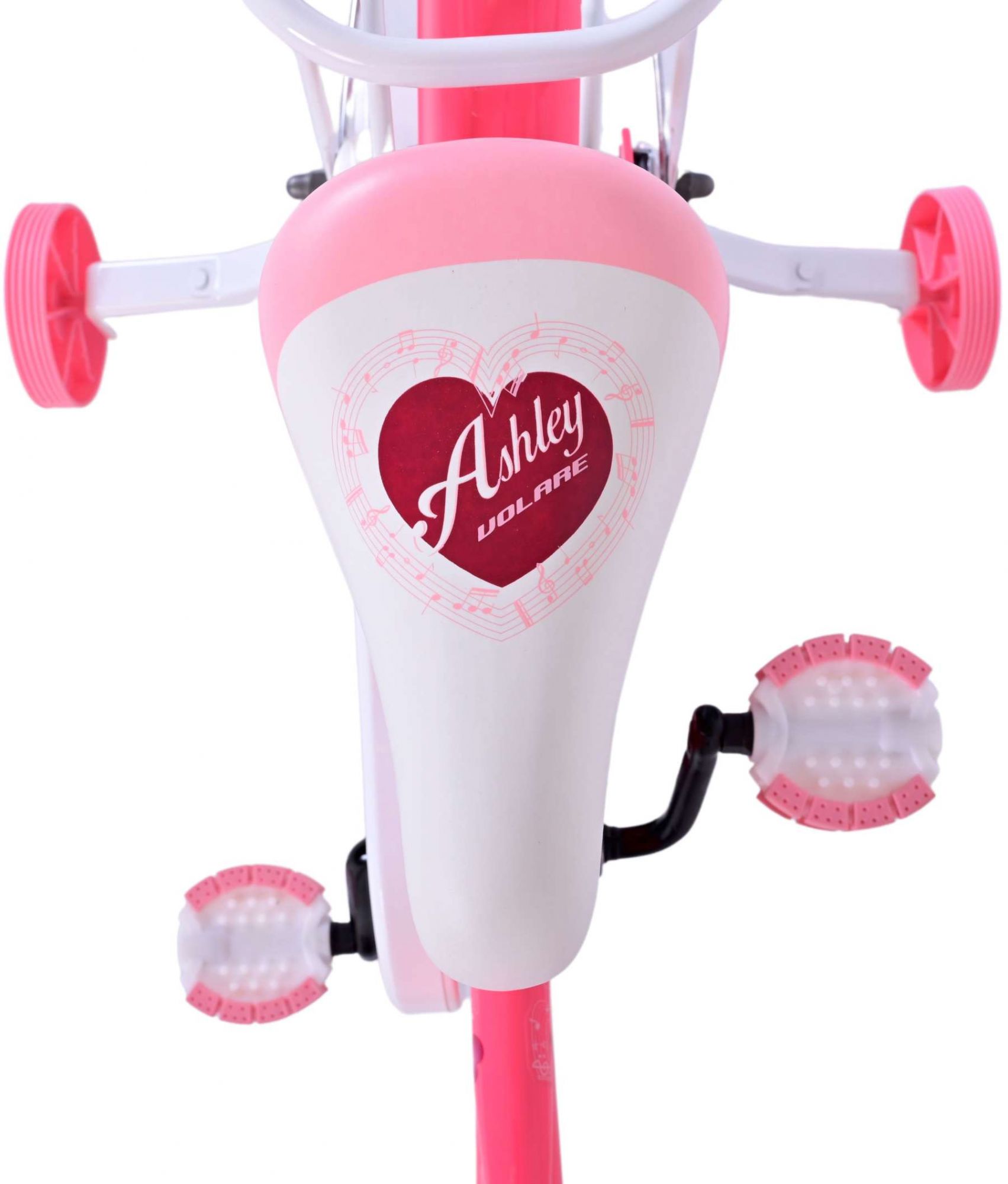 Kinderfahrrad Ashley Fahrrad für Mädchen 18 Zoll Kinderrad in Rosa/Rot