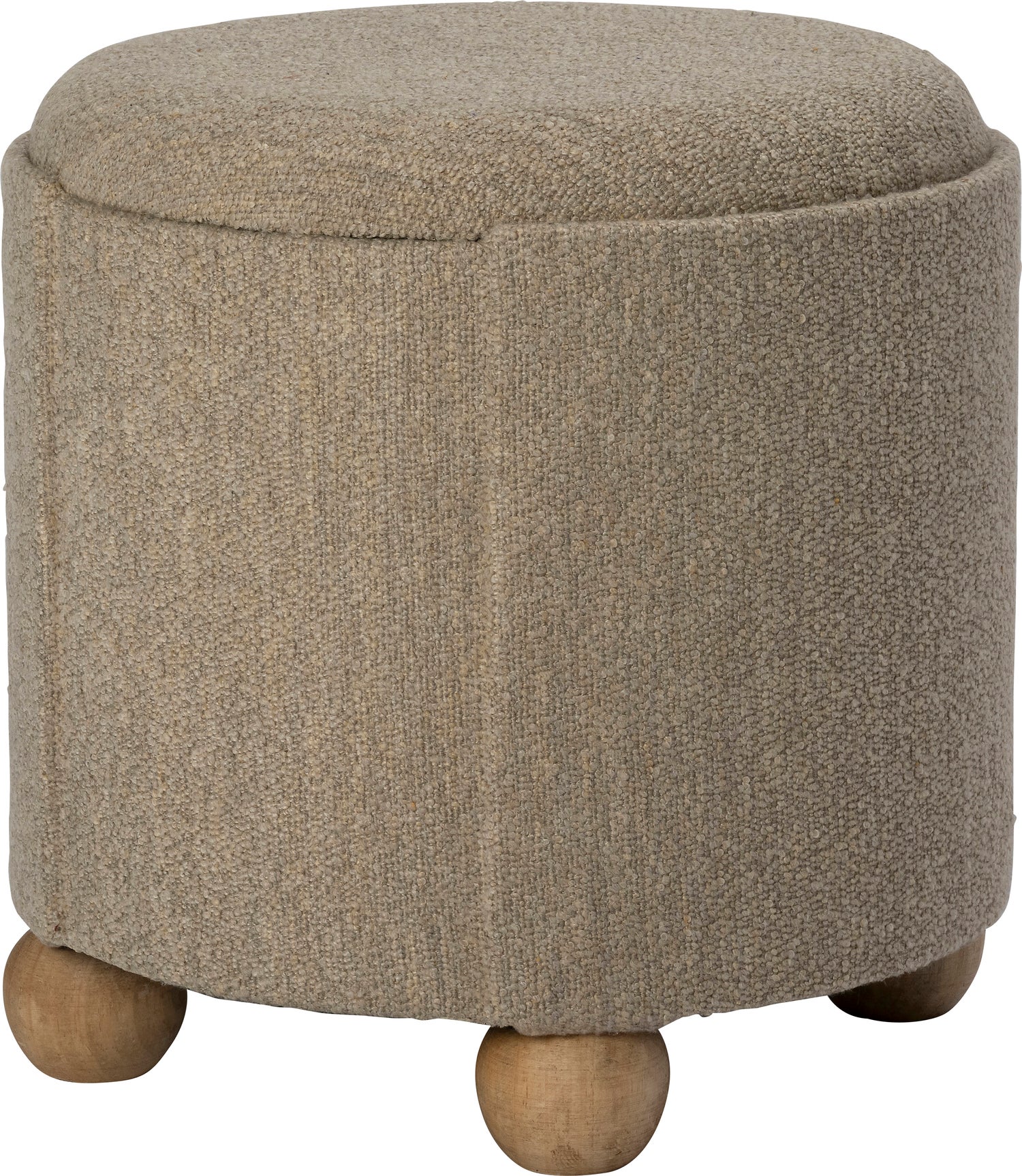 Intratuin poef met opbergruimte Camile crème D 33 H 36 cm