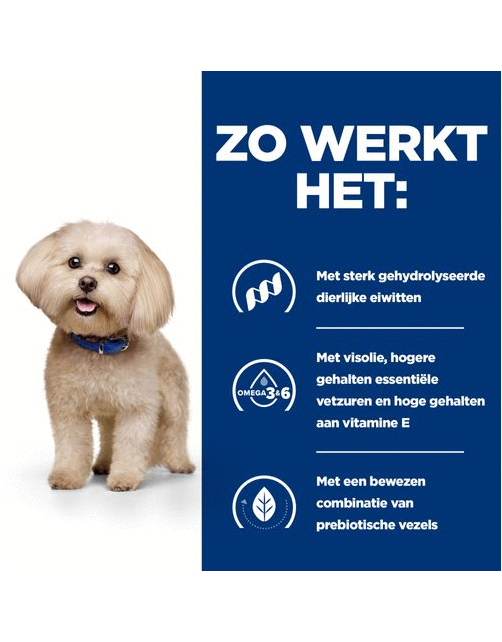 Hill's Prescription Diet Z\/D Food Mini Sensitivities Zak - Hondenvoer - 1 kg