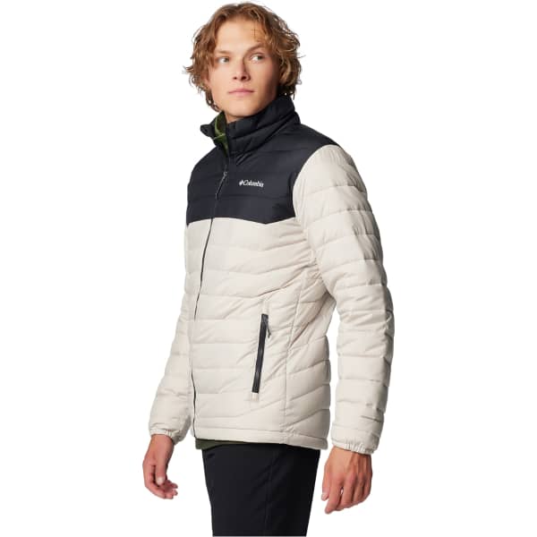 Doudoune randonnée COLUMBIA POWDER LITE II JACKET DARK STONE/BLACK