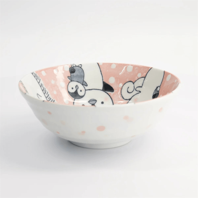 Kawaii Dieren Ramen Kom 21x7.8cm 1000ml