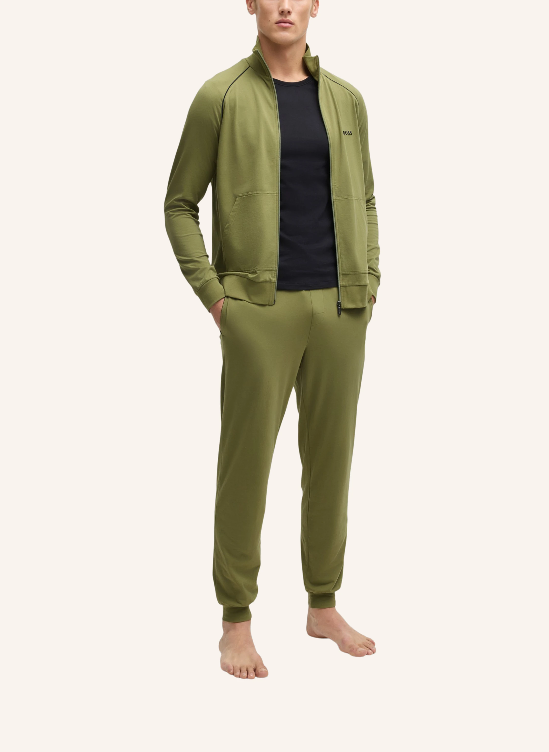 BOSS Loungewear Jacke MIX&MATCH JACKET Z Regular Fit