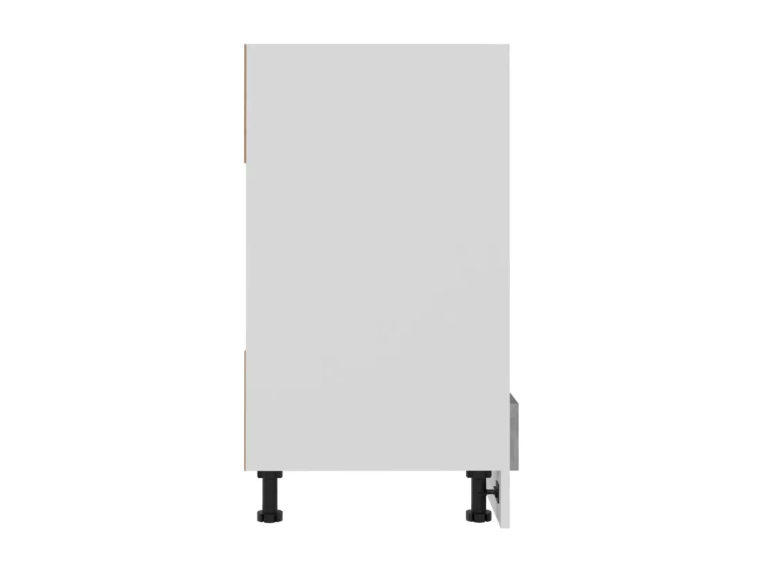 Armoire à four Gris béton 60x46x81,5 cm Bois d’ingénierie