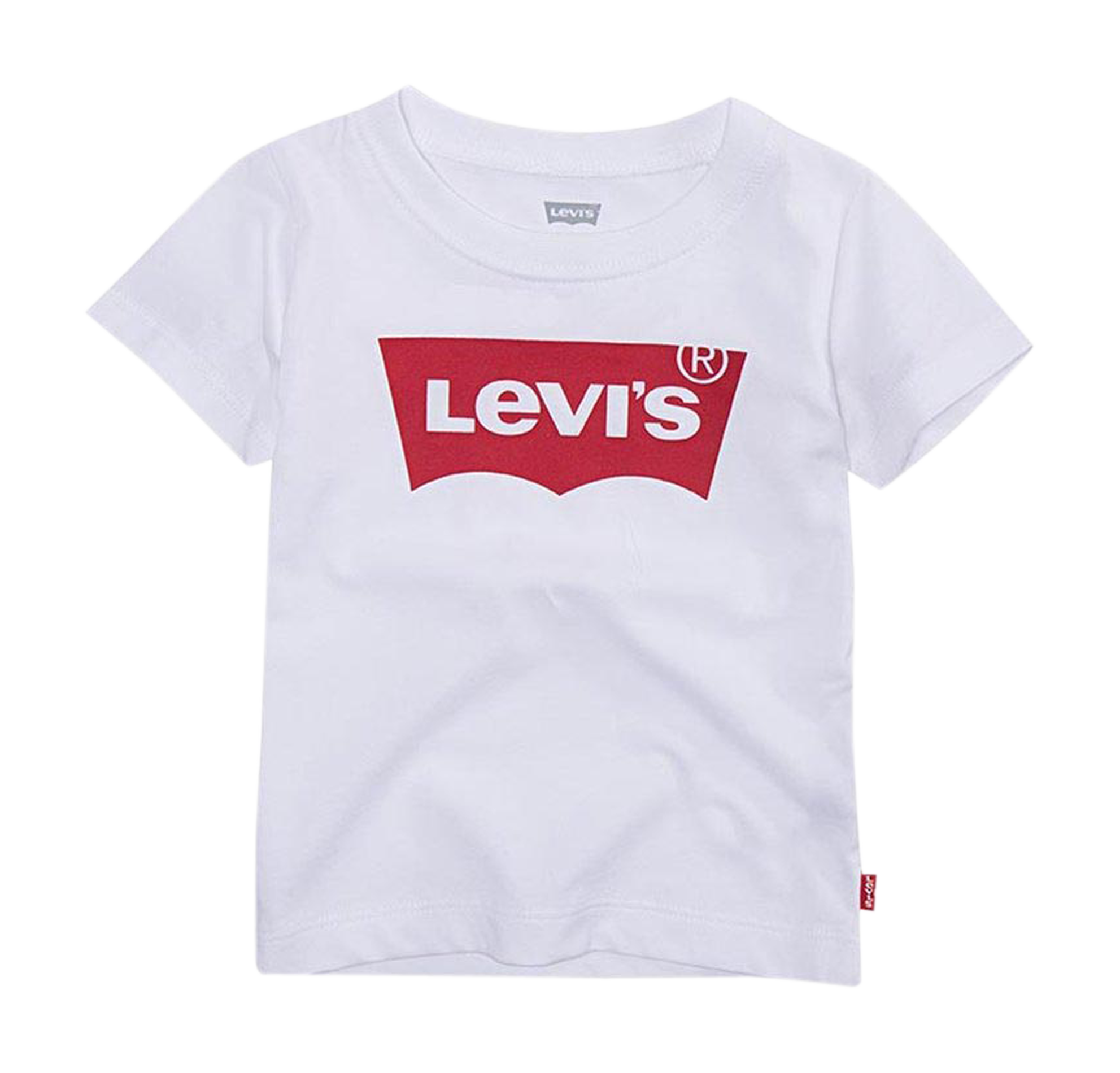 Tee-shirt col rond en coton | Bleu
