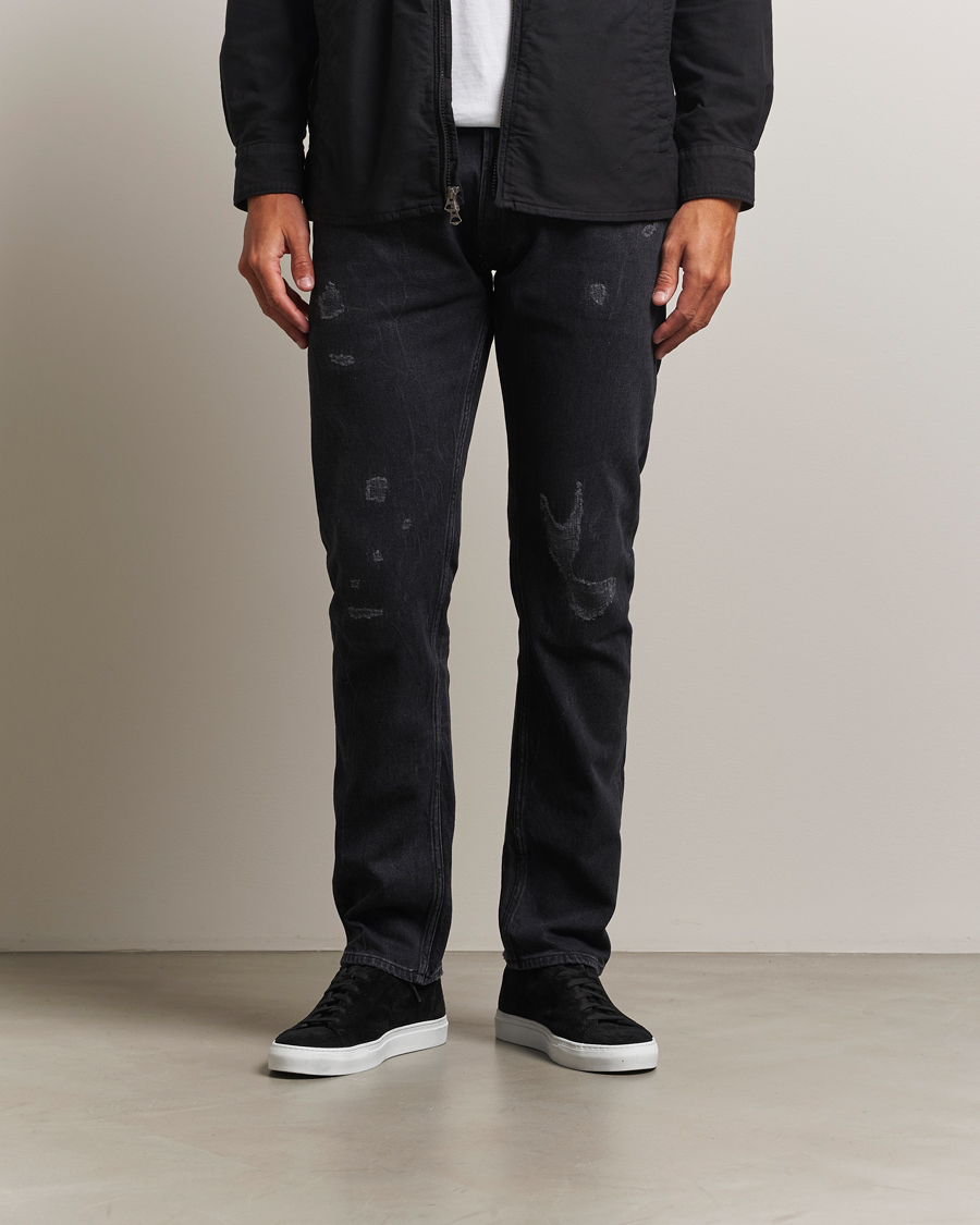 Replay Rocco Comfort Fit Stretch Jeans Washed Black