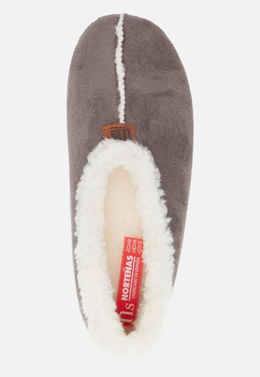 Nortenas Pantoffels grijs Textiel 270210