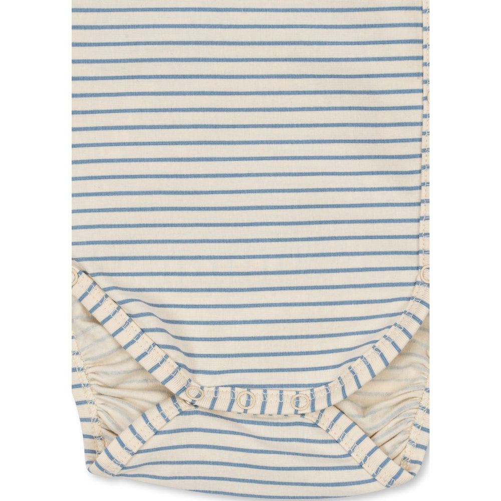 Køb Konges Sløjd Stripe Bluie Basic Ls Newborn Body GOTS