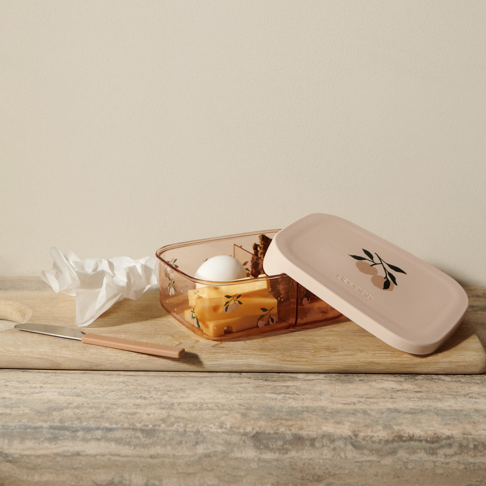 Lunchbox Arthur Tritan Peach Sea Shell