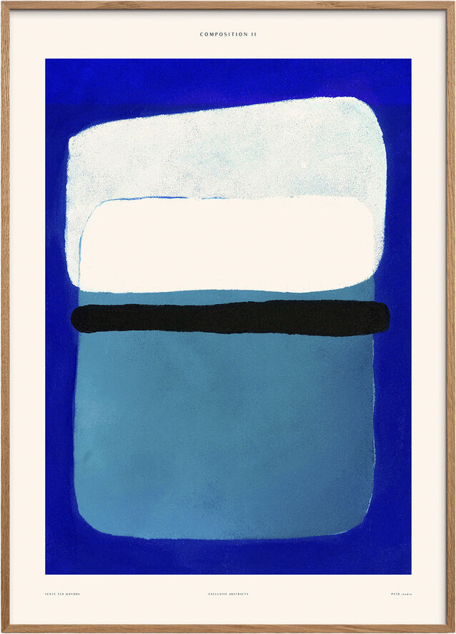Poster & Frame Yente - Composition II Flerfarvet