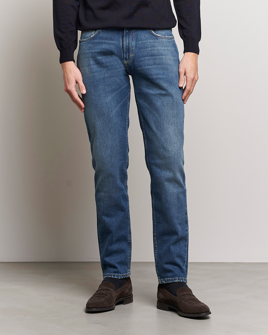 Oscar Jacobson Albert Cotton Stretch Jeans Vintage Wash