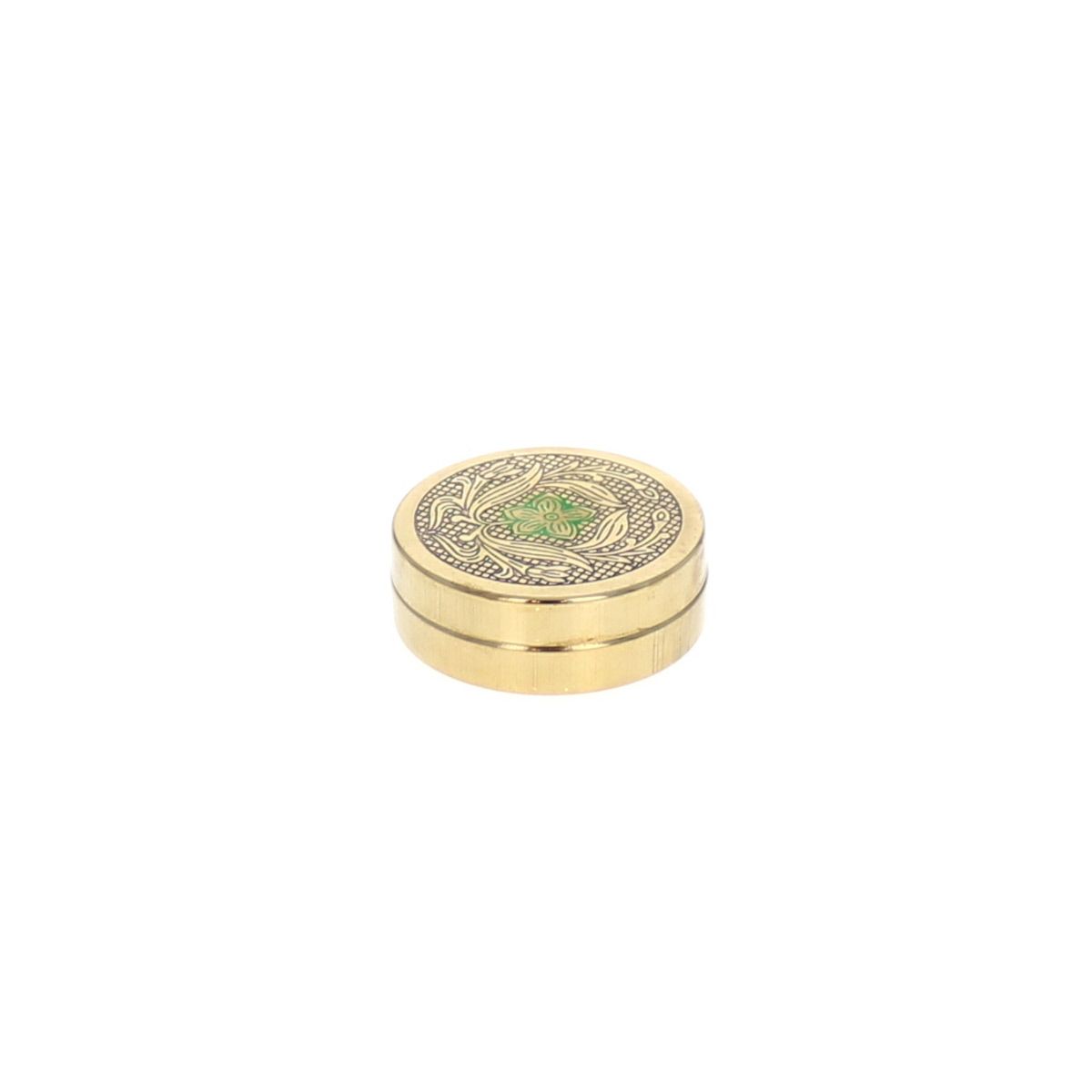 Boite dorée et verte Atelier jasmin