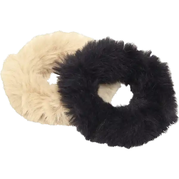 Haargummi Fake Fur Scrunchie